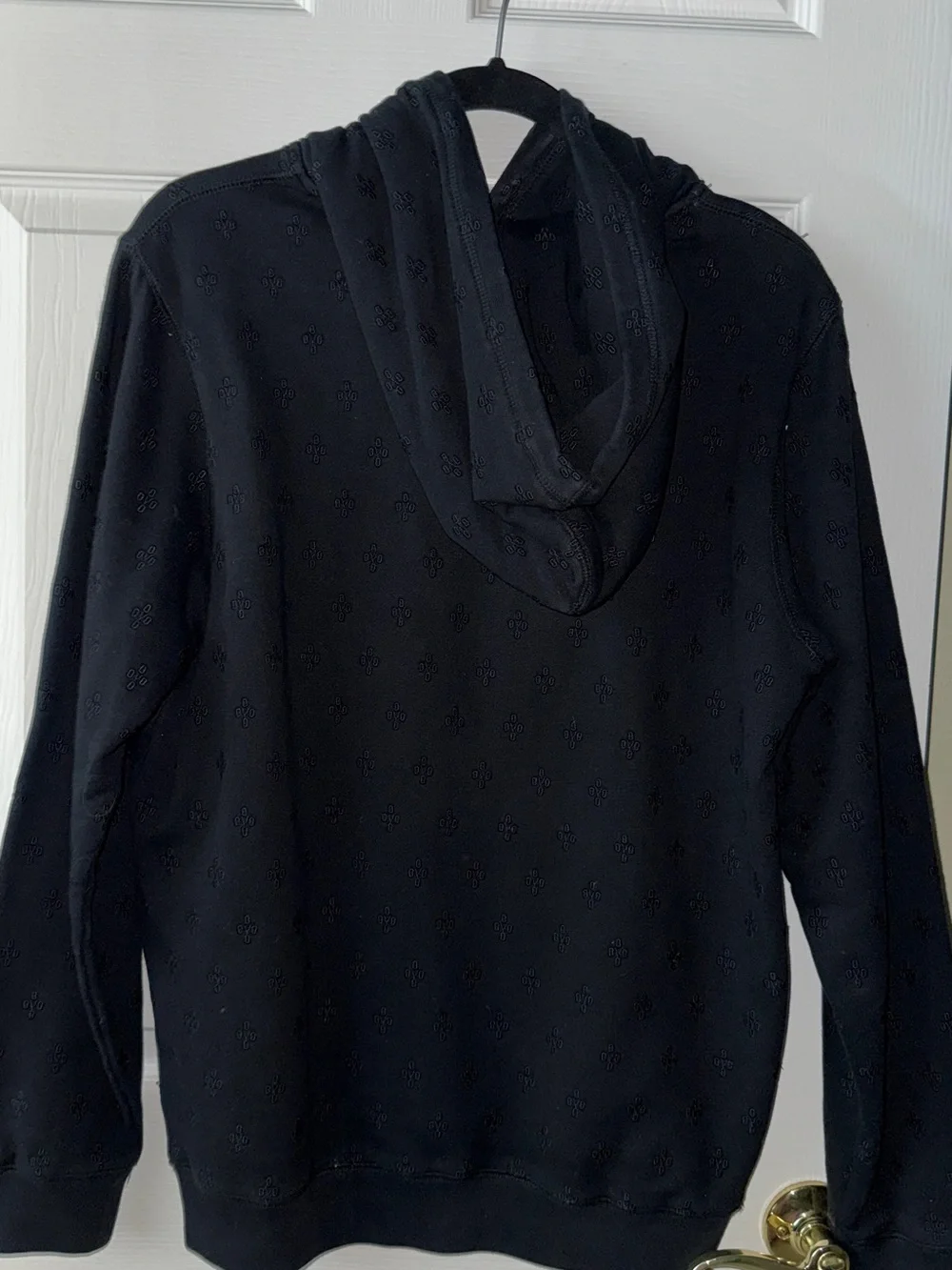OVO October’s Very Own Black Monogram Hoodie